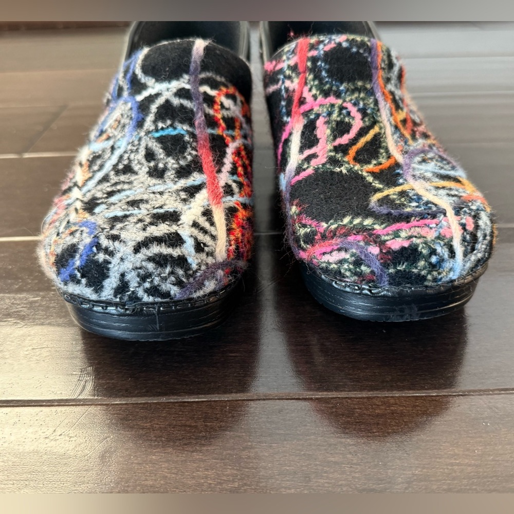 Dansko Confetti Wool Clog
